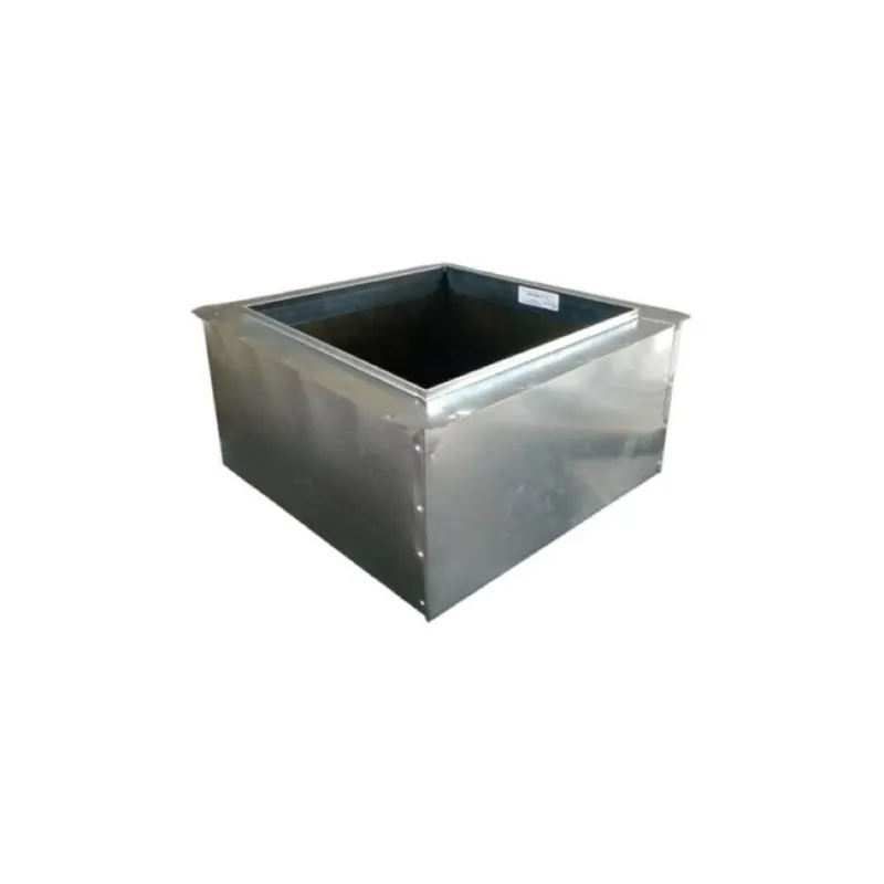Air Duct Products 5481.2020-26 Return Air Boot 20 inches x 20 inches 4 inches Deep 26 Gauge
