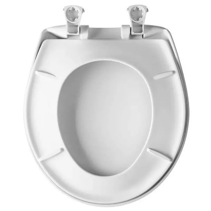 Bemis 200SLOWT-000 STA-TITE 14-11/16 x 16-3/4 White Plastic Whisper Close/Easy Clean and Change Plastic Hinge