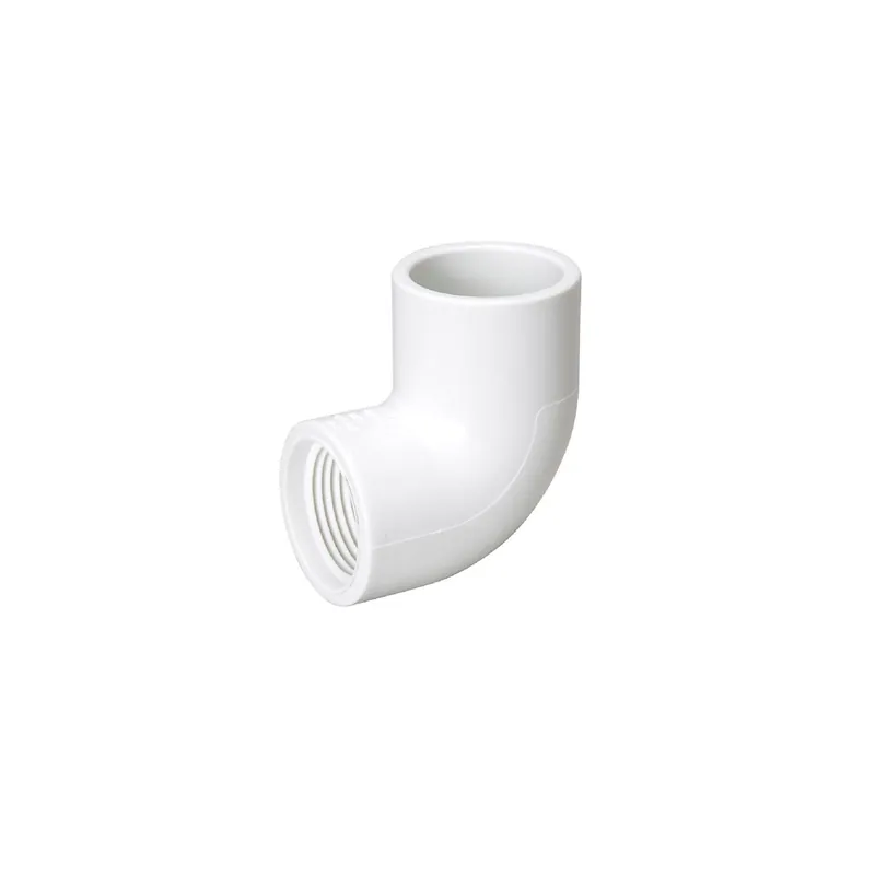 Charlotte PVC34SXFI90EL Mueller 407-007 3/4 inch PVC Schedule 40 Slip x FNPT 90° Elbow