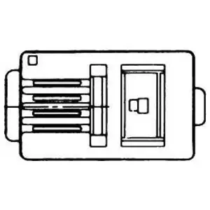 Allen Tel AT4X4 4-Contact Plug for Handset Cords