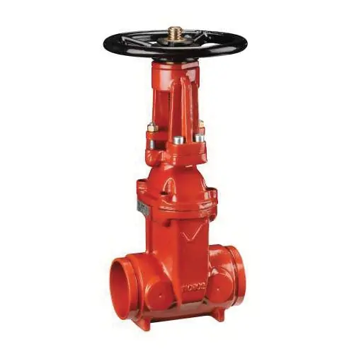 Victaulic V030771P01 FireLock 771 Fusion Bonded Epoxy Coating Ductile Iron Gate Valve 3 in Grooved
