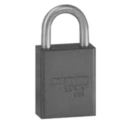 American Lock A1105BLKKZ Safety Padlock Zero-Bitted 1-1/2 Width