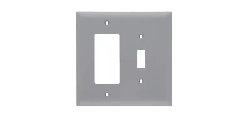 Legrand TPJ126-GRY Pass & Seymour 2Gang Wall Plate Toggle / Decorator Jumbo Replacement MPN