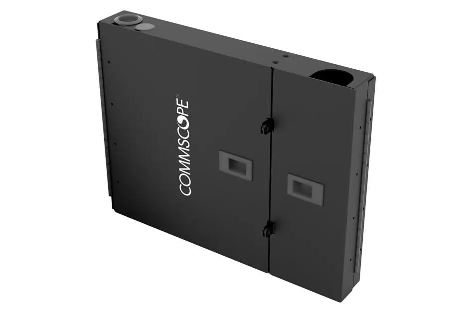 COMMSCOPE ENTERPRISE SOLUTIONS 760248905 Fiber Wall Enclosure Configured For 2 LGX/1000 Module Cassette Adapter