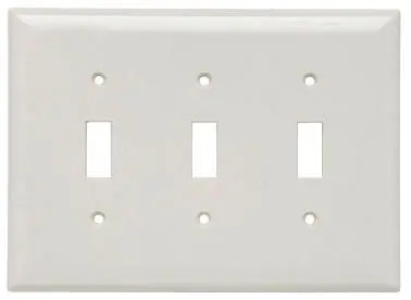 Pass & Seymour SPJ3LA Wall Plate Power (3 Toggle Switch) Replacement MPN