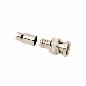 Allen Tel GBNC-117B-75 75 Ohm BNC Male Crimp-Style Coaxial Connector RG 59 / RG 62