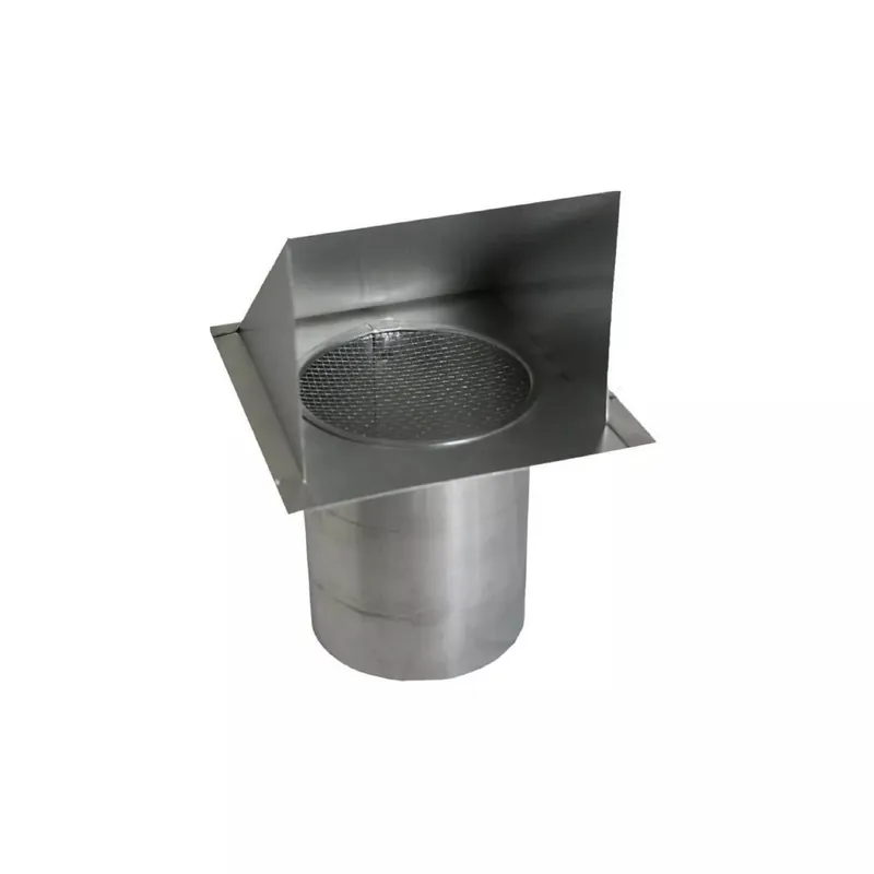 Air Duct Products 5596.07-26 Dryer Vent Wall Cap with Screen and 1 Inch Stucco Stop 26 Gauge EB7SS26