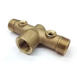 Simmons 735SB Short Cast Tank Cross 3/4 x 1 x 1 in
