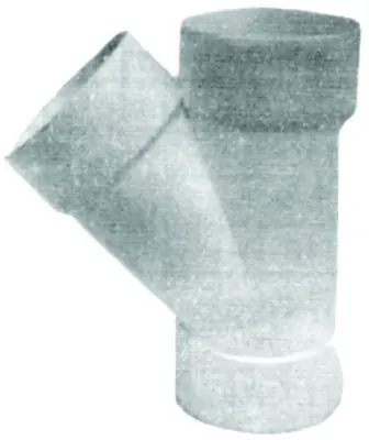 General Plastics Y100P 12 x 10 x 10 PVC Air Duct Wye