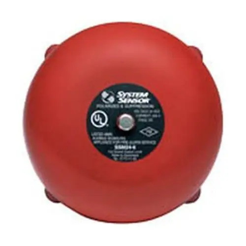 System Sensor SSM24-8 Alarm Bell 24VDC 8 inches Red