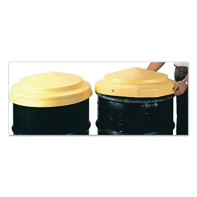 Eagle 1666 Closed Head Drum Cover High Density Polyethylene 23 in Dia.