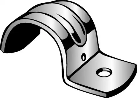 Minerallac MED40SS 1/2 Rigid/RMC Conduit Jiffy Clip Medium Duty 1-Hole Strap