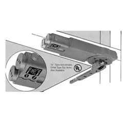 International Door Closers D231-S OH CONC, MEDIUM, S ARM, 105NHO