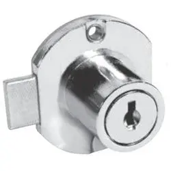 NATIONAL CABINET LOCK C8704-C413A-4G Door Lock Disc Tumbler Surface Mount 1-3/4 Width Replacement MPN