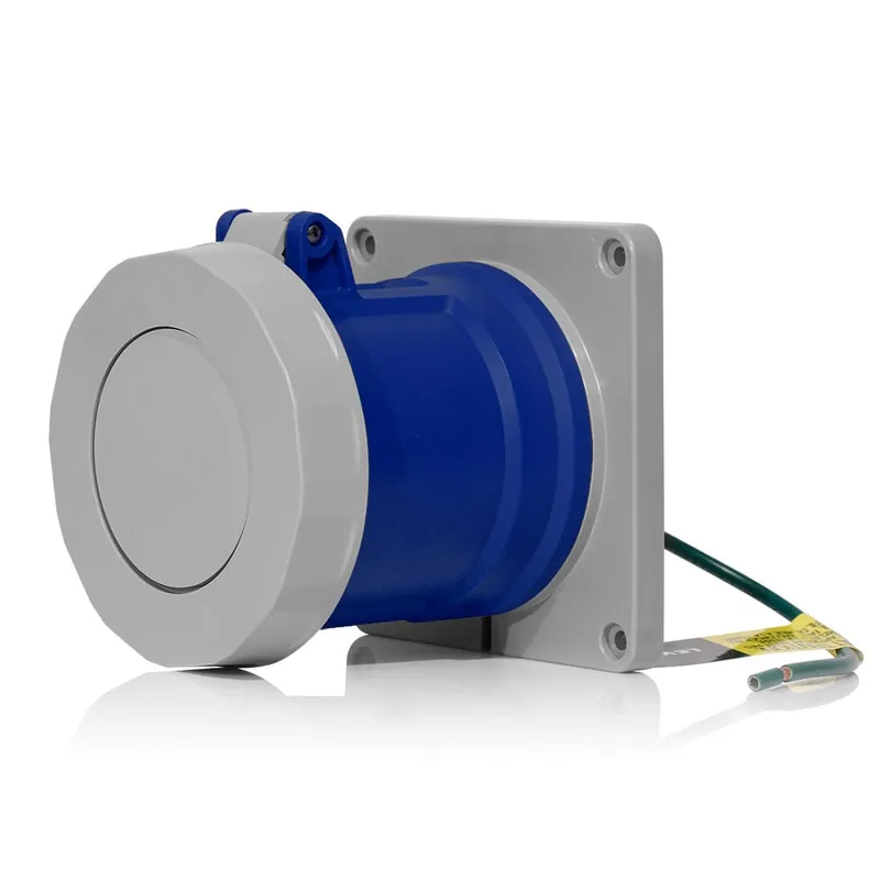 Leviton 3100R6WLEV 100 Amp Pin & Sleeve Receptacle-Blue