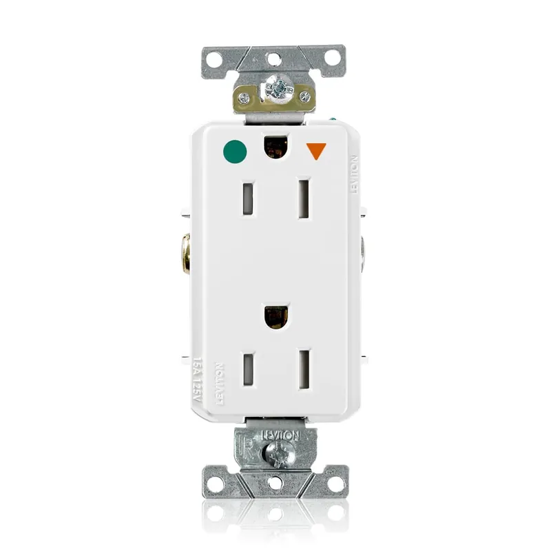 Leviton DT820-IGW Decora Plus Duplex Receptacle 15A 125V