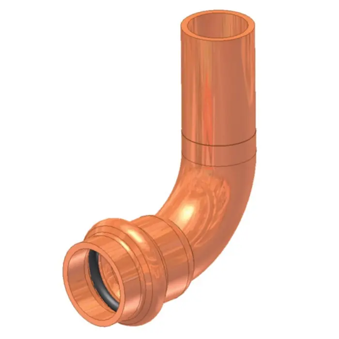 Elkhart 10075074 Copper 90 Deg Small Diameter Street Elbow 1-1/2 in Replacement MPN