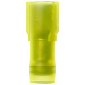 Scotchlok MNGI10-250DFIX Female Disconnect ETP Copper 12 to 10 AWG 0.25 in L Barrel Nylon Insulated Yellow
