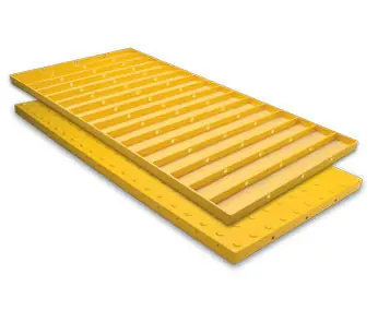 ADA Solutions D81B03FR23 ADA 24X36 Yellow Paver Tile 6S/F