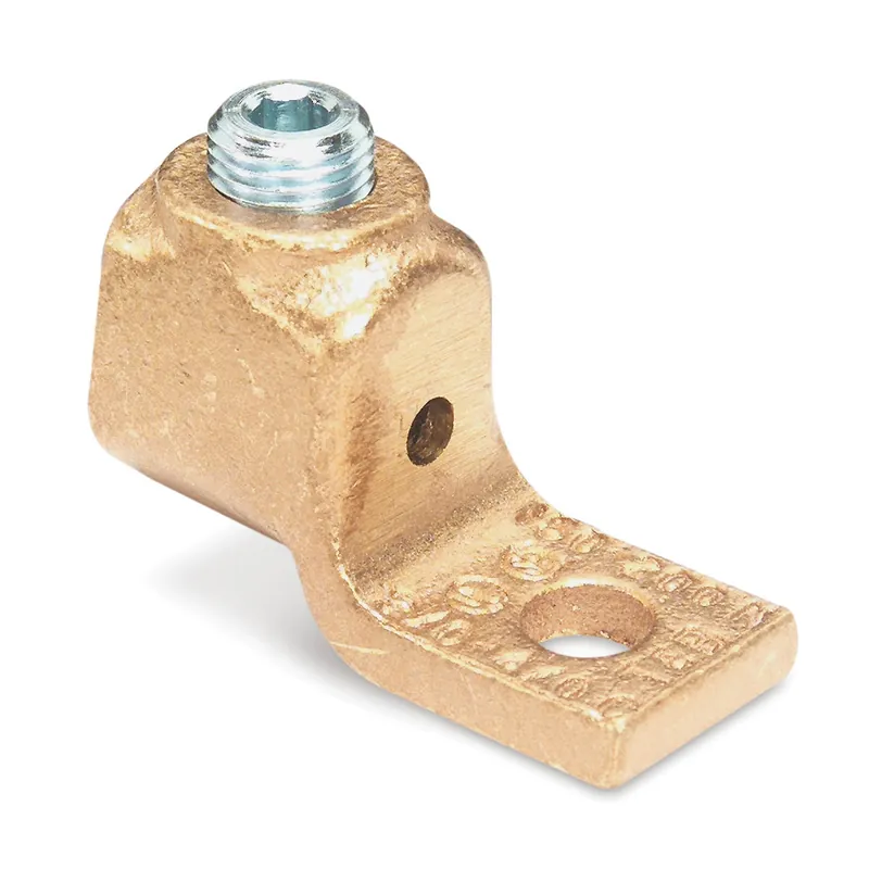 ABB 71010-TB Blackburn Locktite Copper Mechanical Screw Lug Connector 3/8 Inch Stud 1 Bolt Hole