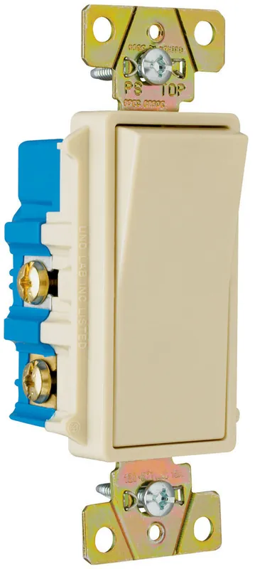 Pass & Seymour 2604I Decorator Switch 15A 120/277V Ivory