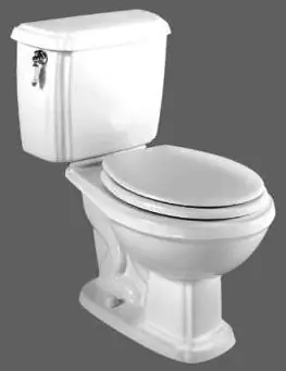 American Standard 3208.016.222 Antiquity Elongated Toilet Bowl Linen 1.6 GPF