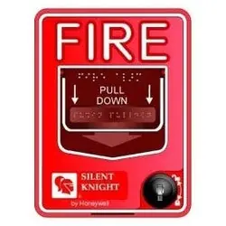 SILENT KNIGHT PS-SA Fire Alarm Control Panel Pull Station, 30 Volt AC/DC, 0.25 Milliampere, 32 to 120 Deg F, 4 Width x 1-7/16 Depth x 5-1/2 Height