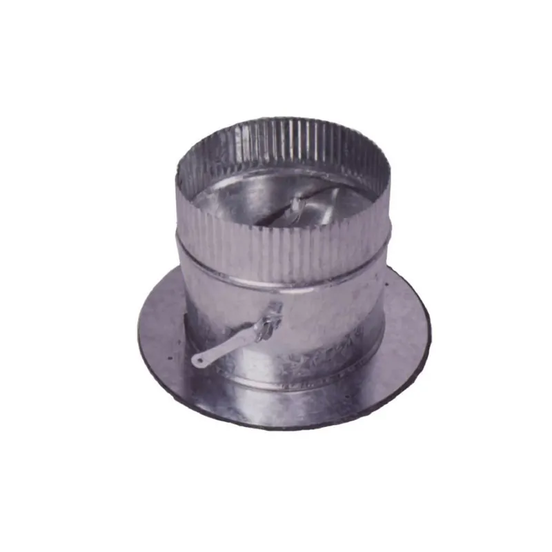 Air Duct Products 5282.06-26 6 Inch Air-Tite Start Collar with Damper 26 Gauge