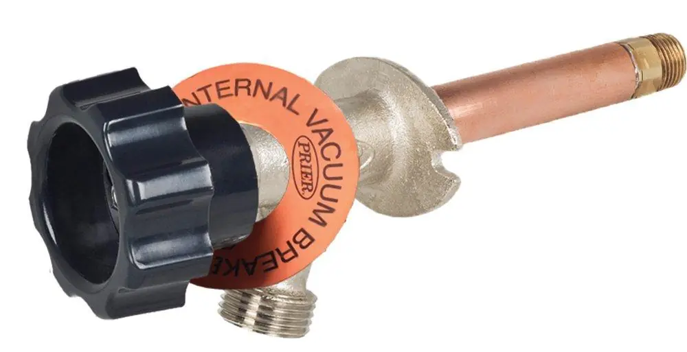 Prier Products 409-12 408 Series 12 x 3/4 x 1/2 in. MIP x FPT Residential Wall Hydrant