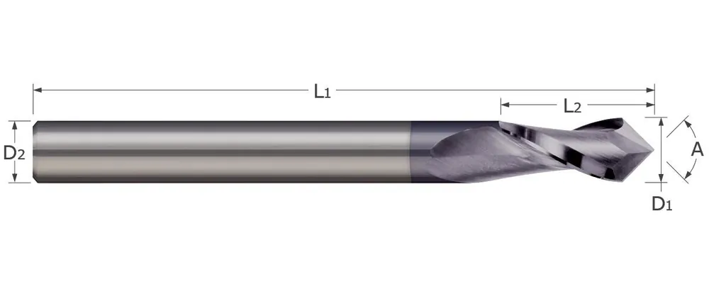 Micro 100 D-7 Brazed Tool Solid Carbide 0.4375 in Shank 3 in OAL
