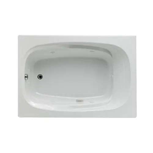 Jason International Inc B4260WH Jason Integrity 7 Jet Rectangular Whirlpool Tub 60 inch x 42 inch x 20-1/2 inch