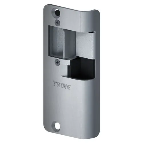Trine Access Technology Inc 458-ALUM-RH Door Electric Strike Faceplate Right Reverse Hand 1-15/16 Width x 1 Depth x 4-5/8 Height