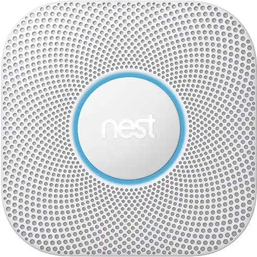 Google S3005PWLUS Nest Protect Wired Smoke and Carbon Monoxide Alarm 2nd Gen White
