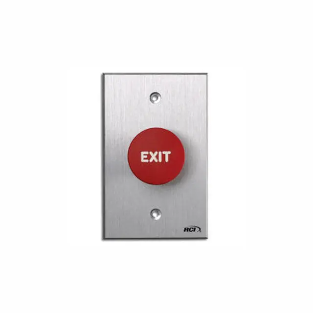 Rutherford Controls 918-RE-MOX28 RCI Exit Button With Faceplate