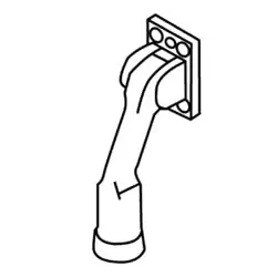 Trimco 1221-4628 Door Holder Kick Down 4 Height Replacement MPN