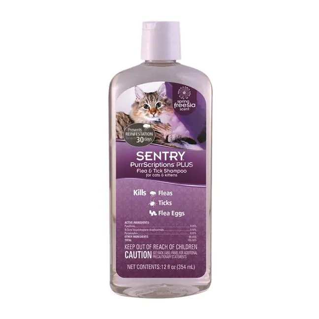 True Value 01973 12OZ FLEA CAT SHAMPOO