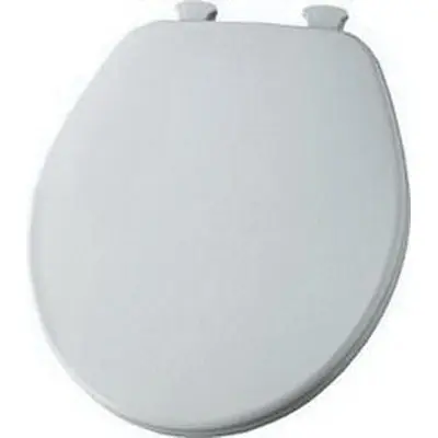 Church CH540ECBI Toilet Seat Molded Wood Round Biscuit