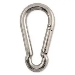 Lucky Line A504C Key Interlocking Snap 175 Lb 2 Inches Length 1 Inch Width Steel Zinc Plated Carded
