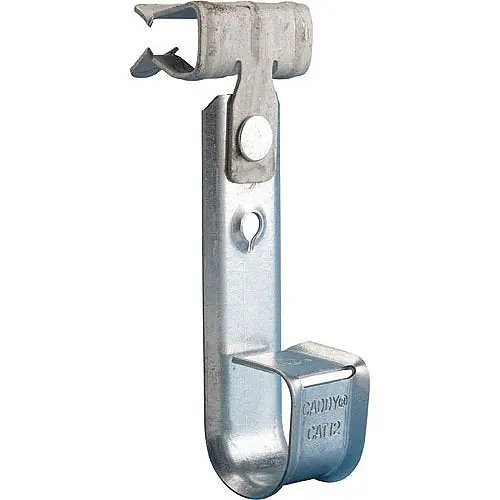nVent CADDY CAT12912SM Cablecat J-Hook Hammer-On Flange Clip Steel