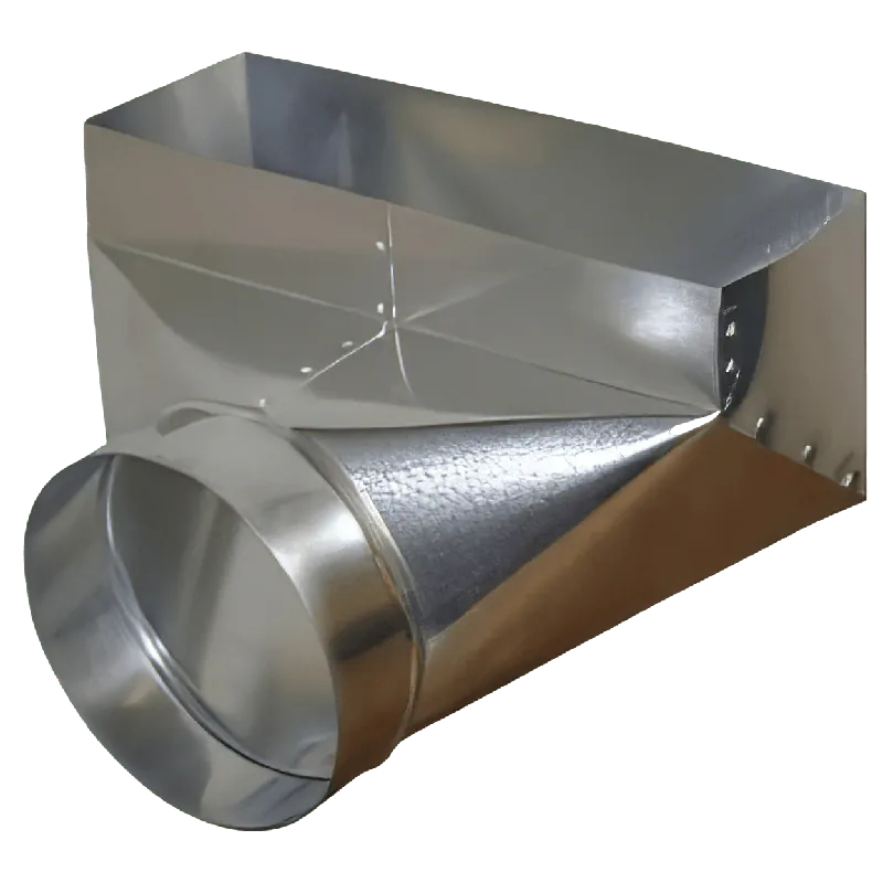 Gray Metal South 243-6127 12 inch x 6 inch x 7 inch 90 Deg Register Boot, 30 ga.