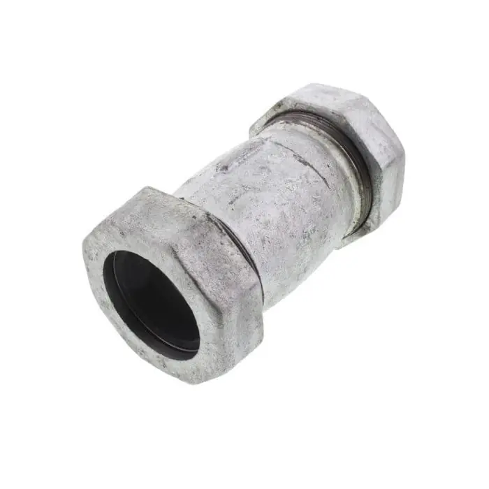 Matco V 440L07C 1-1/2 in Galvanized Long Compression Coupling