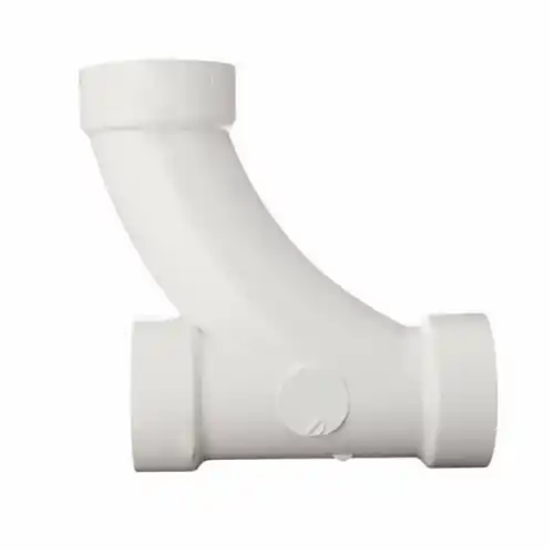 Charlotte Pipe and Foundry PVC5036 6 Inch PVC DWV Combination Wye, All Hub