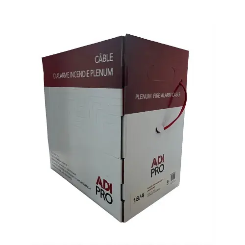 ADI PRO RN-2004506 18/4 Plenum Fire Alarm Cable, Unshielded, FPLP, CL3P, FT6, 500'
