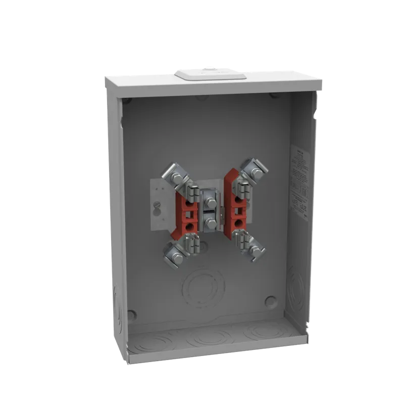 Milbank U7018-XL-TG 4 Term Ringed Small Closing Plate Triplex Ground OH