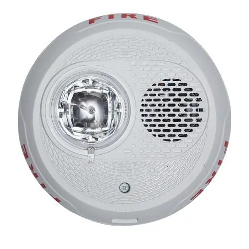 System Sensor PC2WL-LF L-Series Low Frequency Sounder Strobe Ceiling Mount FIRE Marking