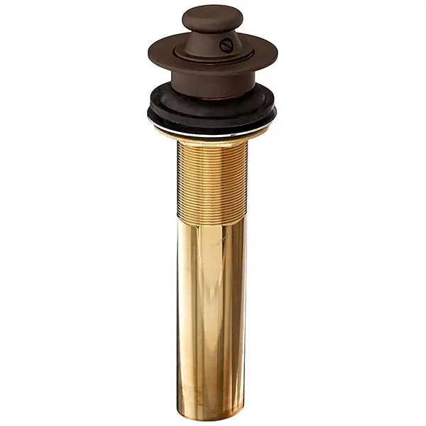 Brasstech 3201/ORB Newport Brass Traditional Lift and Turn Style Lavatory Drain Without Overflow, Oil Rubbed Bronze