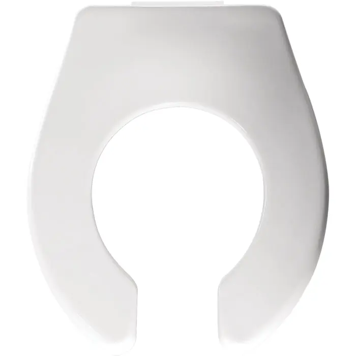 Church 7F1580CT 000 Plastic Open Front Toilet Seat without Cover Round