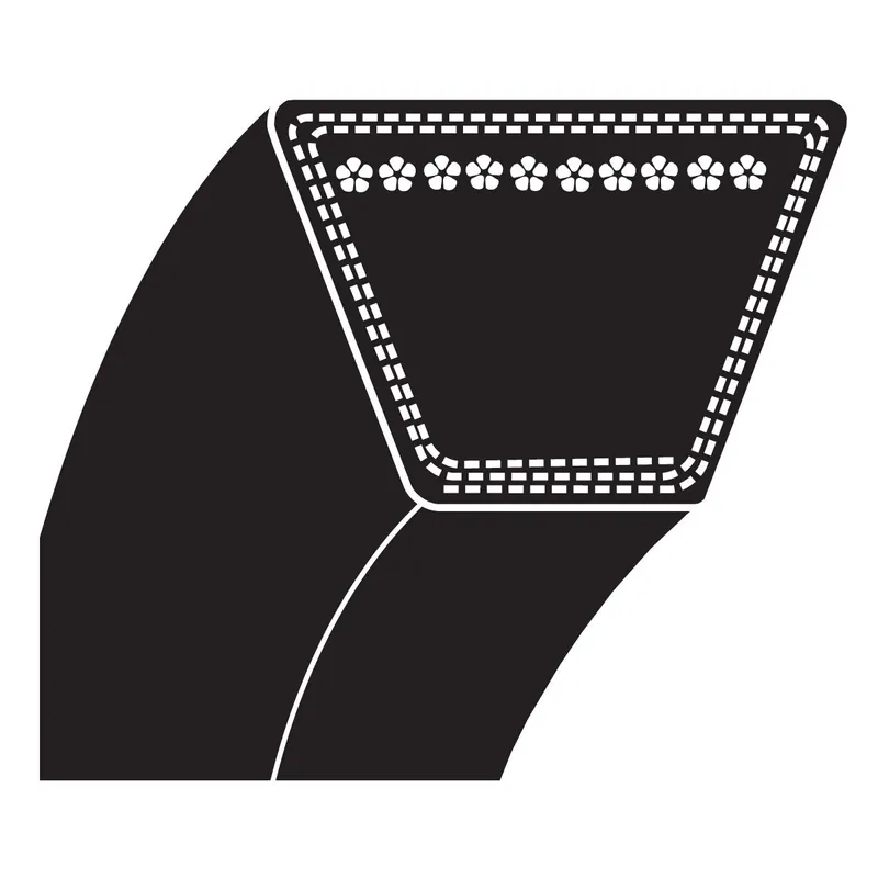 BESTORQ B66 Classical Wrapped V-Belt, 0.64 in W Top, 70 in L Outside, 0.44 in THK, B Section, Synthetic Rubber