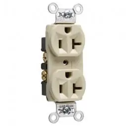 TRUE VALUE CRB5362ICC12 Pass & Seymour - Legrand 20A Heavy-Duty Duplex Outlet