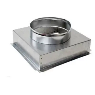 Air Duct Products 5457.121209-26 Ceiling Boot 12x12x9 Inches 26 Gauge Steel